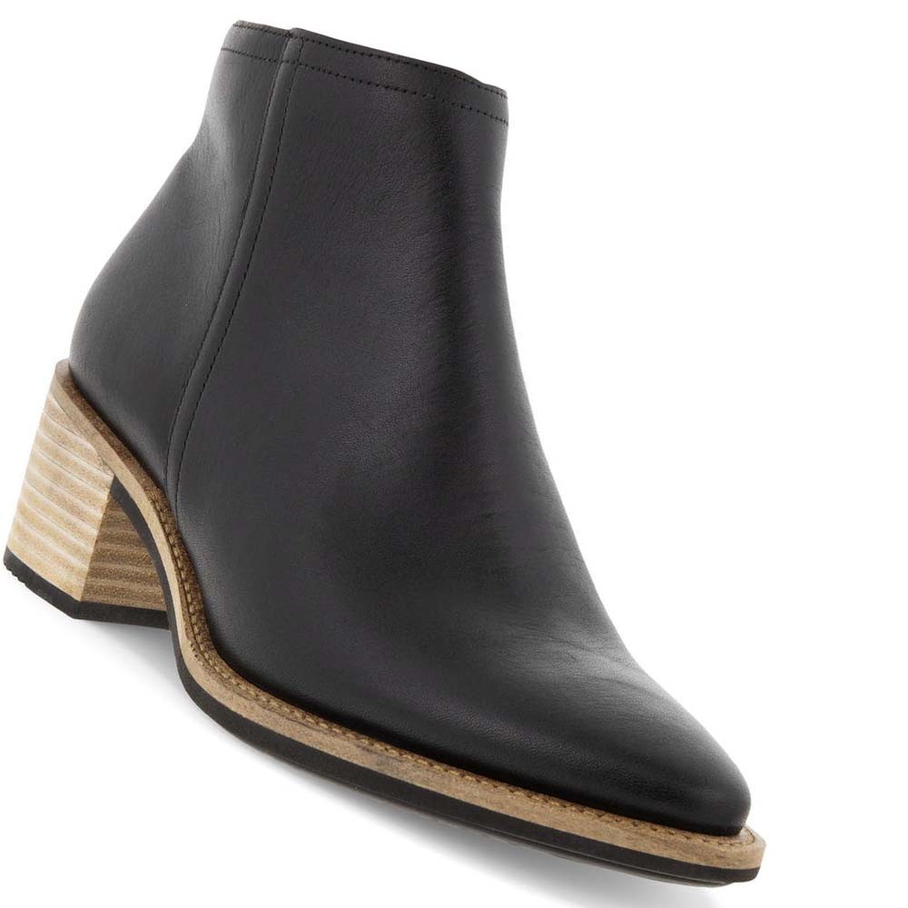 Women's Ecco Shape 35 Sartorelle Ankle Low Boots Black | Canada 28AHK